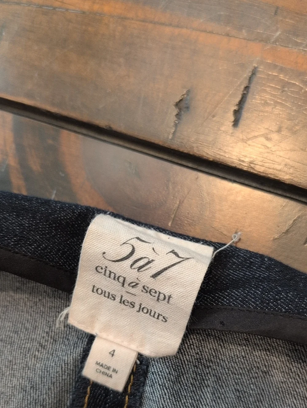 Cinq A Sept Chantal Sailor Crop Flare Jeans